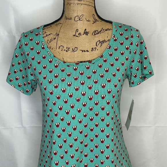 Lularoe Shirt Womens XXS 2XS Classic T Tunic Disney Multi color Stretch (4333) - Picture 6 of 10